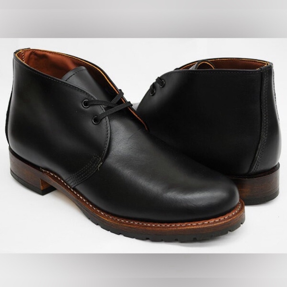 Red Wing 9024 Beckman Chukka Black Size men’s Us 8 lace up leather high top boot